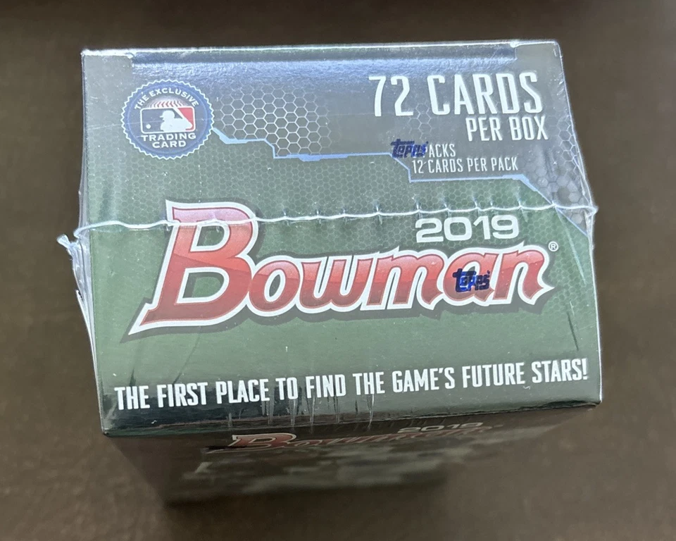 Bowman Baseball 2019 caja bláster sellada de fábrica sin abrir ~ 6 paquetes/72 tarjetas Foto 4 de 4
