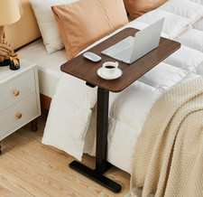 Mesa Sobre Cama Ajustable con Ruedas Ocultas Escritorio Port til Hogar Oficina