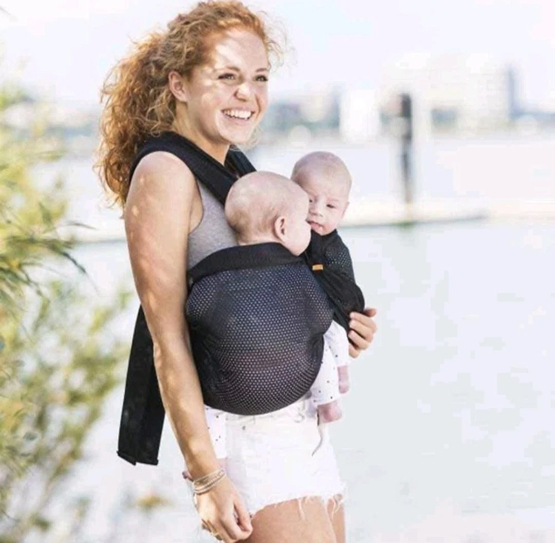 Minimonkey Twin / Double Baby Carrier Sling Black Mini Monkey