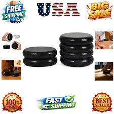 Hot Stones for Massage 4 Large and 2 Medium Basalt Stones Set Hot Rocks Massa...