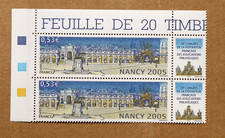 Timbre France 2005 - bloc de 2 - N° 3785 - bloc de 2 timbres - Nancy