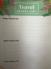 if I haven't been I want to go pen + gear travel planner