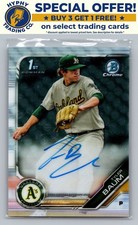 2019 Bowman Draft Tyler Baum Chrome Draft Pick Autographs AU #CDA-TB