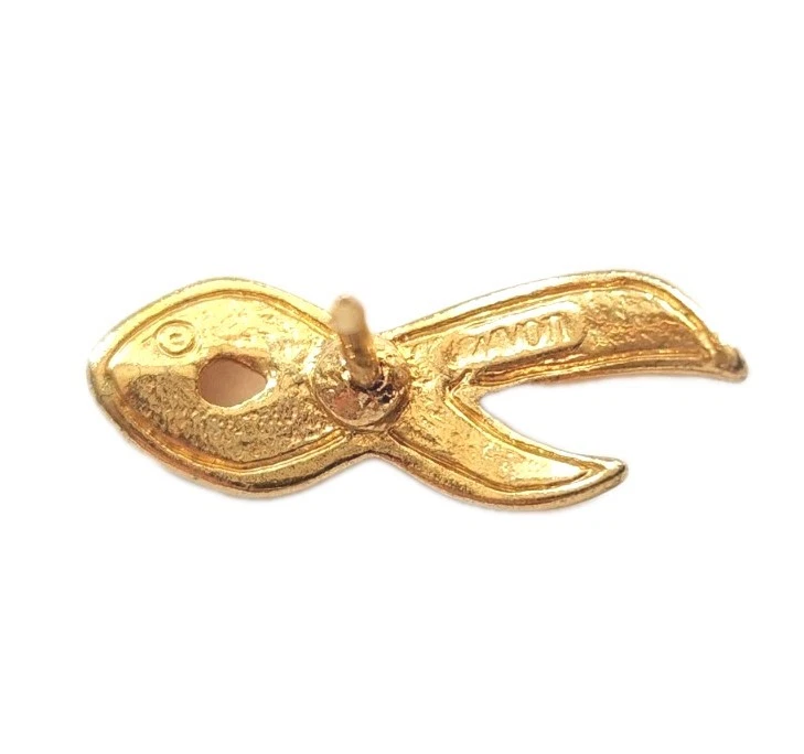 Broche prendedor de solapa de concientización sobre el cáncer de mama cinta rosa Avon para mujer  Foto 2 de 4