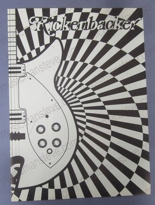 cool original 1968 RICKENBACKER catalog - guitars, basses , amp, steel & more