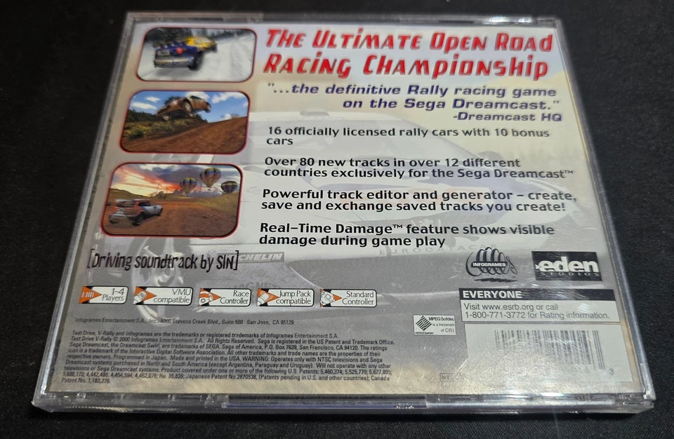Test Drive V-Rally Rally Infogrames Sega Dreamcast DC MINT condition COMPLETE! - Image 2 of 4