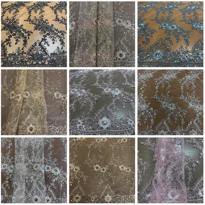 #ad Princess Lace Fabric – 48 50quot; Wide Embroidered Floral Lace with Scalloped Edges $399.95