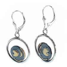 Earrings "Horizon Arc" 12mm Sky Disc by Nebra 925 Silver for Part 