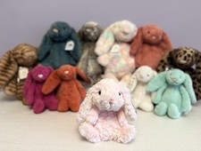 Jellycat Very Rare Retired Pastel Pink Yummy Bunny, Brand New With Tags, Genuine
