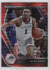 2021-22 Panini Prizm Draft Picks Red Pulsar Prizm Jalen Suggs #3 Rookie RC 9e1