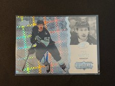 Tye Kartye 2023-24 Upper Deck Ice Autograph White Snowflake Rookie Card # 117. rookie card picture