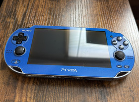 PS Vita 1000 - Blue - Charger Included - 128gb SD w/ SD2Vita adapter - Tested
