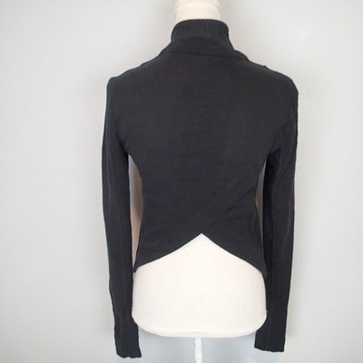T Alexander Wang Black Blazer cotton  Jacket Size Small S assymetric jacket