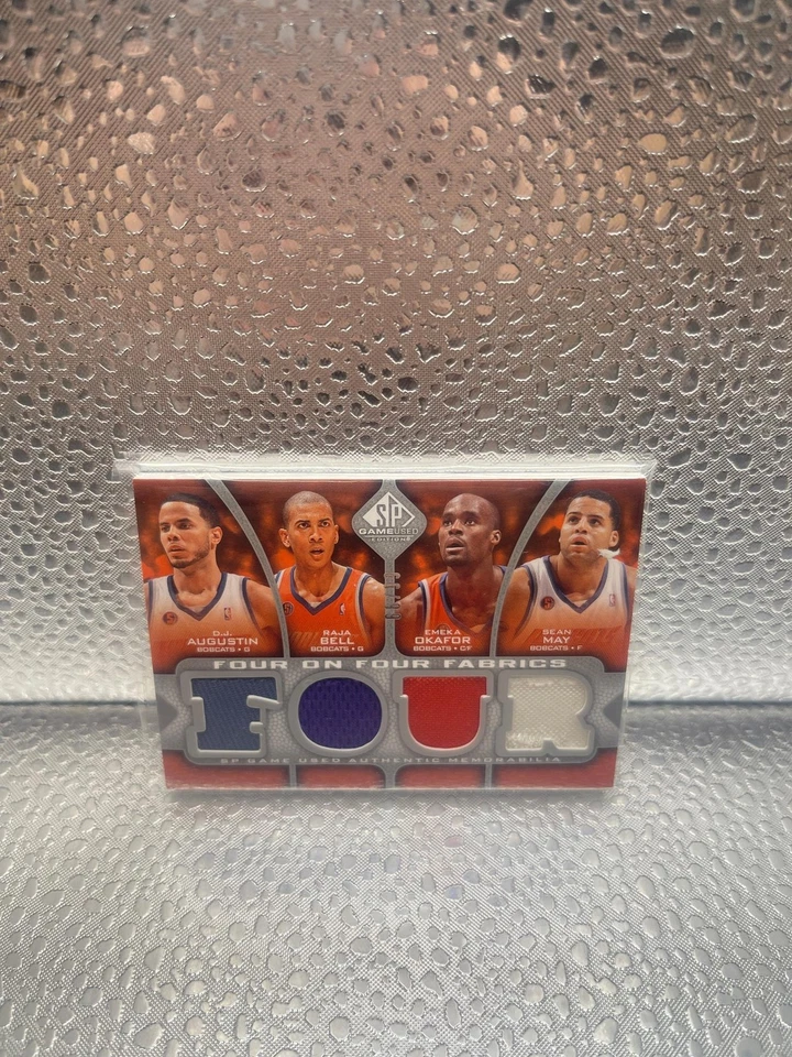2009 SP Game Used Four on Fabrics Level 1 /99 DJ Augustin / Raja Bell /Emeka Oka — 第 2/4 张图片