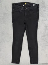 Carhartt Jeans Womens 8 Black Denim Slim Fit Casual Outdoor Mid Rise Stretch