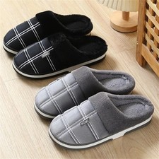 Ciabatte Pantofole da uomo, calde, morbide, comode, antiscivolo, taglia 40-49
