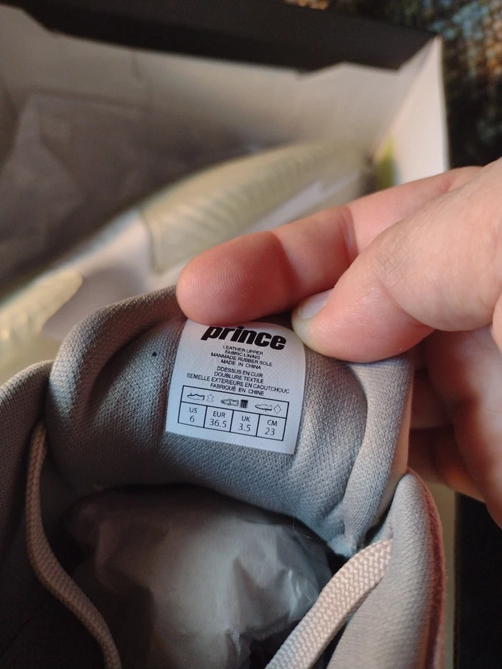 Prince Nuevo en Caja, Zapatillas Pickle Ball Talla 6. Bronceado. Foto 4 de 4