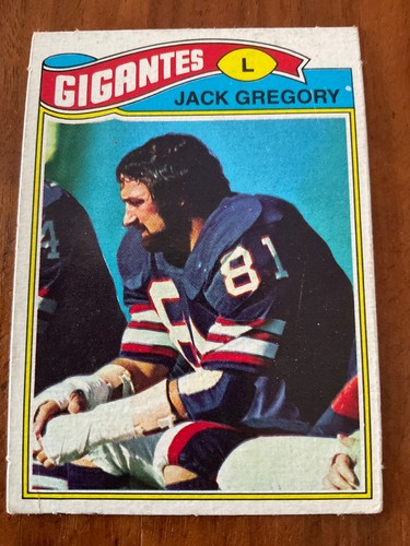 Jack Gregory #519 1977 Topps Mexican card