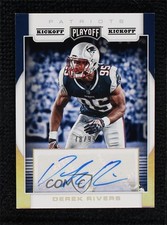 2017 Panini Playoff Rookie Signatures Kickoff 78/99 Derek Rivers Auto 0lj0