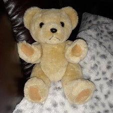 Vintage Jointed Teddy Bear Plush Stuffed Animal Posable Unbranded Adorable