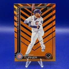 2025 Topps Update Series Justin Turner Holiday Foil #US27 Chicago Cubs