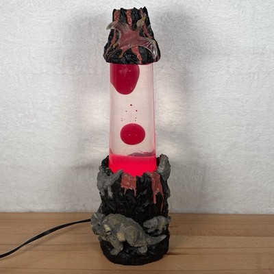 Motion Lava Lamp Dinosaur Reptile T-Rex Prehistoric Jurassic Dino VTG, RARE, 18 