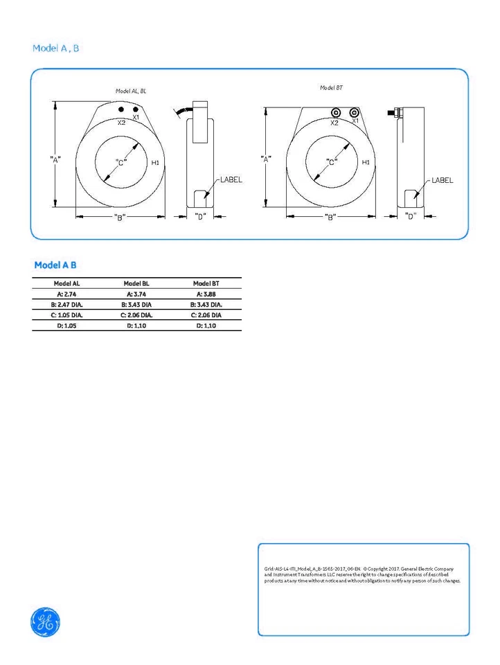 AL-401 Current Transformer Sensor for Power Monitoring Systems **SHIPS FREE** - Image 3 of 3