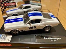 NEW Carrera Evolution 27450 Ford Mustang GT No. 289 White Slot Car