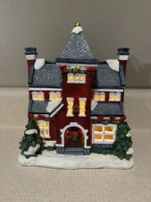 Cracker Barrel Light Up Christmas Victorian House LED Battery In Box Tested