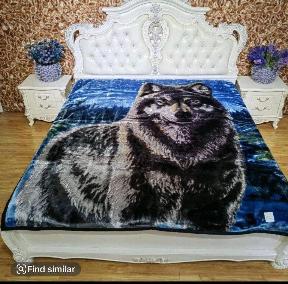 Luxury Soft Plush Blanket Queen/King Size – Animal Printed Warm Bed Cover Throw - Image 3 of 4