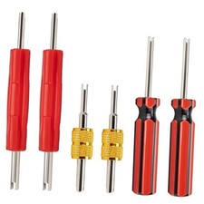 6 Pcs Valve Stem Removal Tool, Single and Double Head Schrader Valve Tool, AC