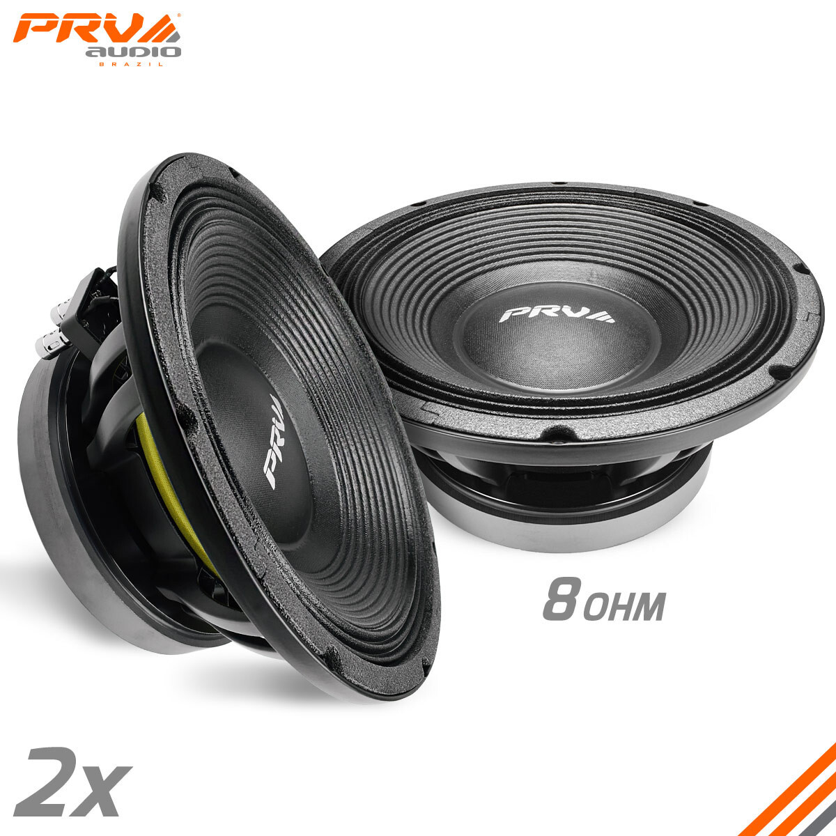 2x PRV Audio 12W1600 Low Frequency Woofer PRO Loudspeakers 12