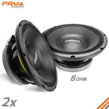 2x PRV Audio 12W1600 Low Frequency Woofer PRO Loudspeakers 12" 8 Ohms 3200 Watts