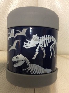 Pottery Barn Kids Mackenzie Hot Cold Container Dino Navy Blue