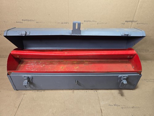 Vintage Craftsman Tombstone Metal Toolbox w/ Red Tray PLS READ DESCRIPTION - Picture 6 of 11
