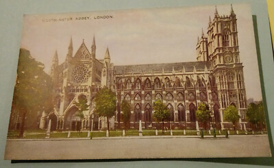 Schöne alte Ansichtskarte London 50er Jahre, Vintage, Westminster