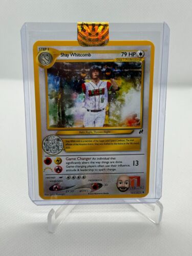 2023 John Rudolph Signed Auto Shay Whitcomb Pokemon Card Astros - Picture 1 of 2