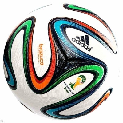 ADIDAS BRAZUCA SOCCER BALL FIFA WORLD CUP 2014 BRAZIL MATCH BALL