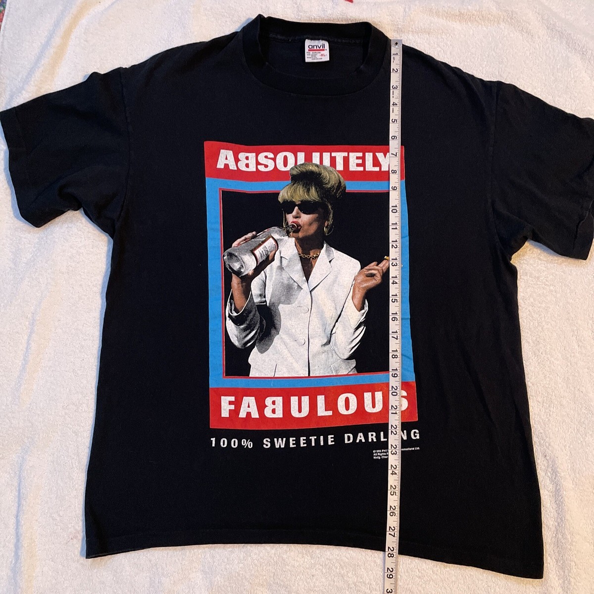 Vintage 1995 Absolutely Fabulous Tv Show 100% Sweetie Darling