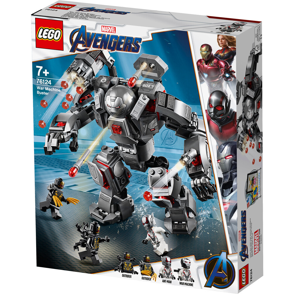 lego 76124 marvel avengers endgame war machine buster