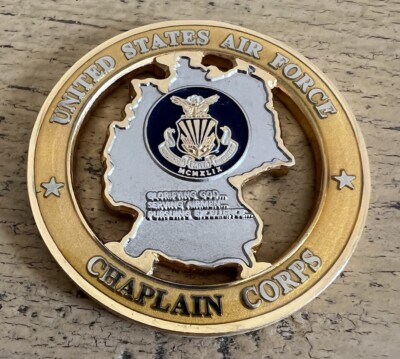 USAF Chaplain Corps Challenge Coin Ramstein Air Base Germany
