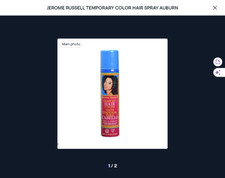 JEROME RUSSELL TEMPORARY COLOR HAIR SPRAY AUBURN