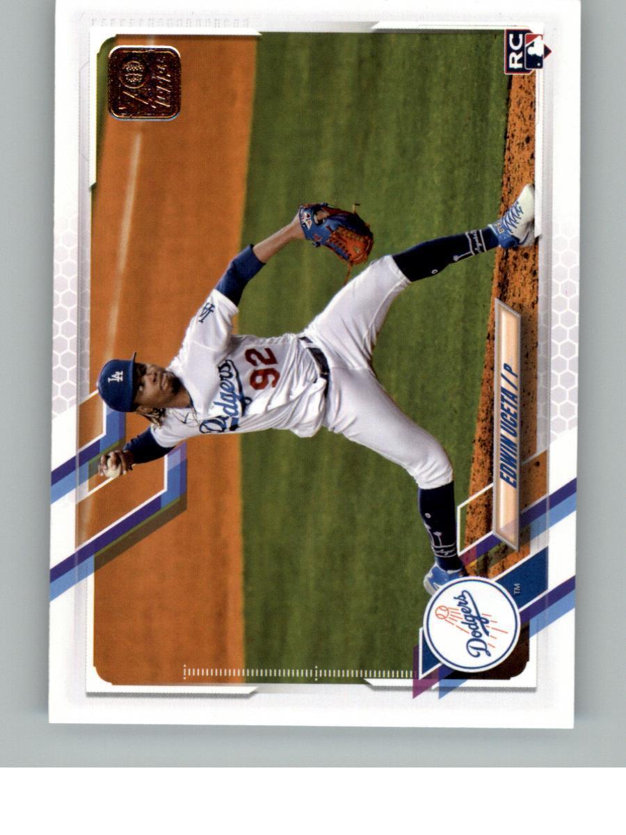 2021 Topps Update Edwin Uceta US162 RC Los Angeles Dodgers