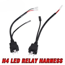 H4LED Relay Harness For Bi-led Projector Lens LED Bulbs H4 Socket Cable Wiring