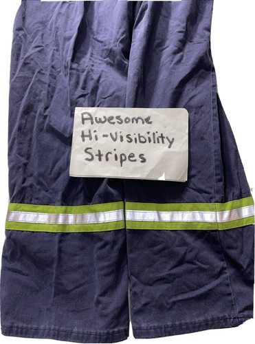 Workrite Flame Resistant 499UT95NB Size 38X30 Navy Blue Hi-Visi Work Pant VG 153 - Picture 14 of 24