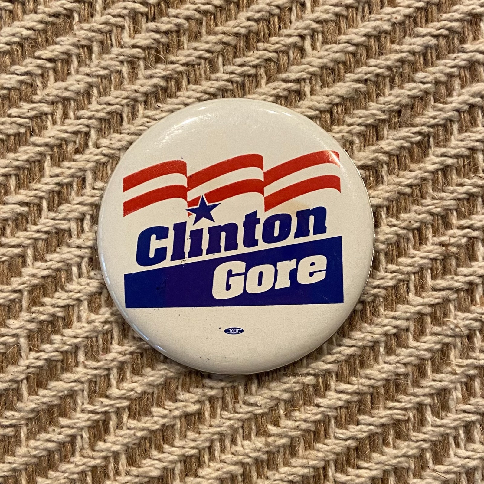 Vintage Clinton Gore 1992 Presidential 2.25” Campaign Pinback Button ...