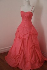 Mori Lee Princess sweet heart neckline Ball Gown Dress, Prom Dress, Coral pink