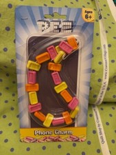 PEZ CANDY PHONE CHARM- orange yellow 8 pink -Released and Retired 2024 New 