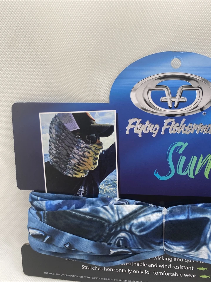 Flying Fisherman SB1662 Sunbandit Multi-Function Pirate Skull Men's Face Mask - Image 3 of 4