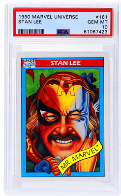 1990 Marvel Universe Stan Lee #161 PSA 10 | eBay